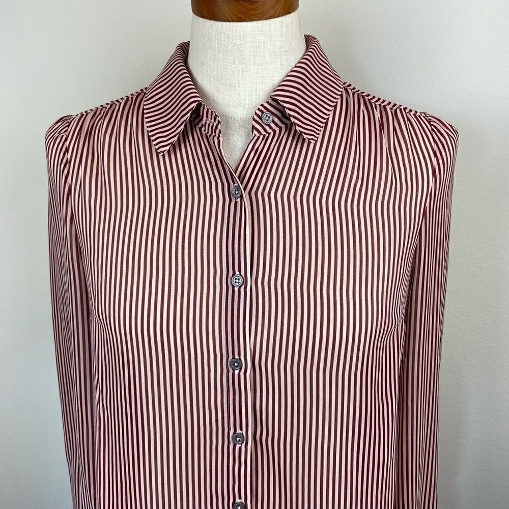 ModCloth Be Buzzworthy Striped Button-Up Top - Picture 4 of 7